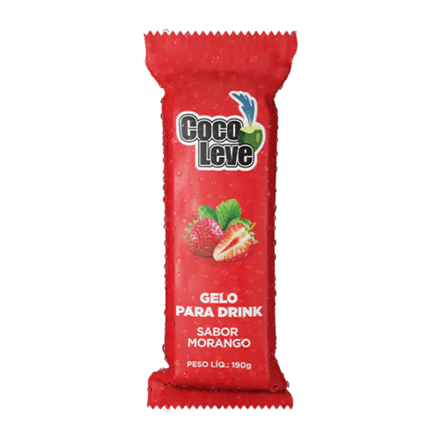 Gelo de Morango Coco Leve 190g